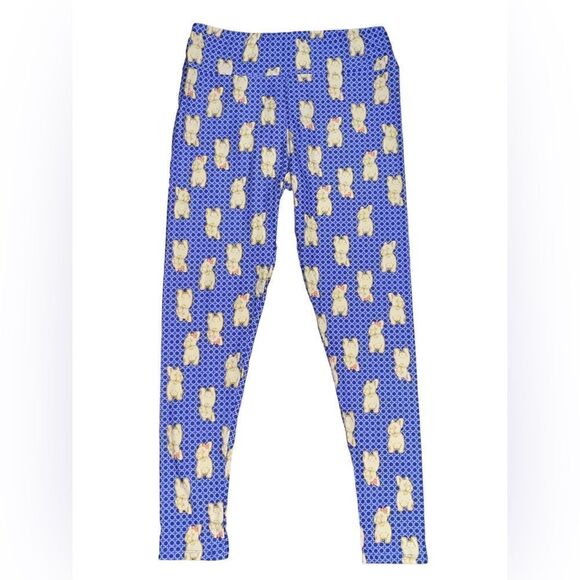 Lularoe tall&curvy Leggings • Frenchies With Bows • Unicorn Collection • NWOT - Picture 6 of 14